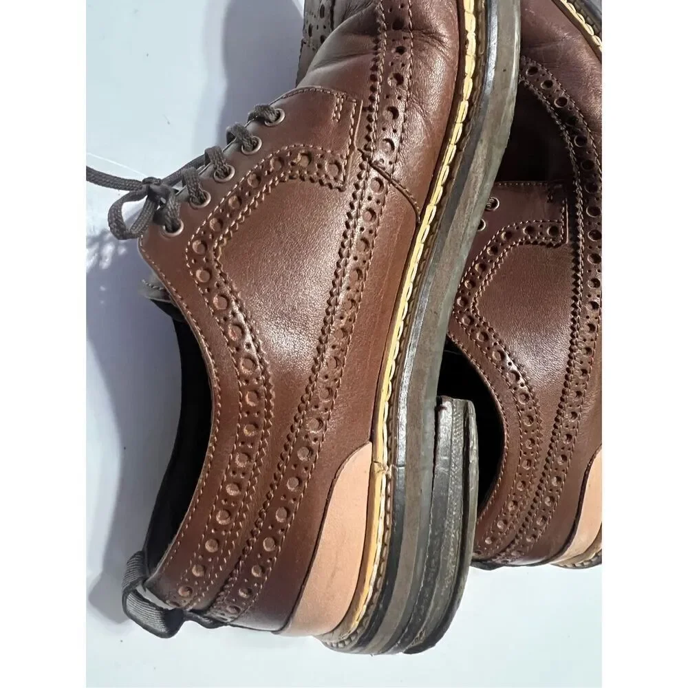 Cole Haan Men's Size 8 Davidson Wingtop Oxford Shoe Brown Tan Office Dressy